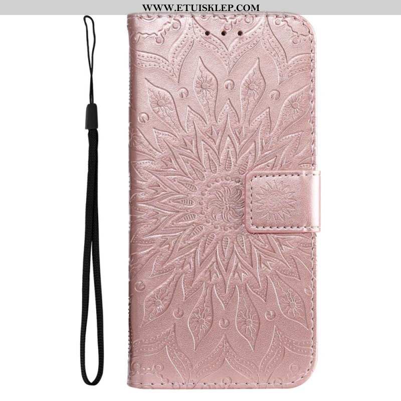 Etui Folio do Samsung Galaxy A14 / A14 5G Mandala Sun Ze Smyczą